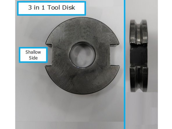 Insert the 3 in 1 tooling (clamping) tool holder into the spindle.