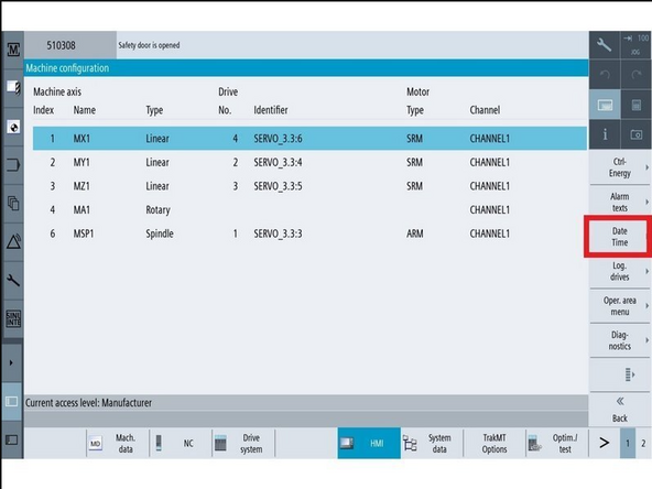 Set Manufacture Password.