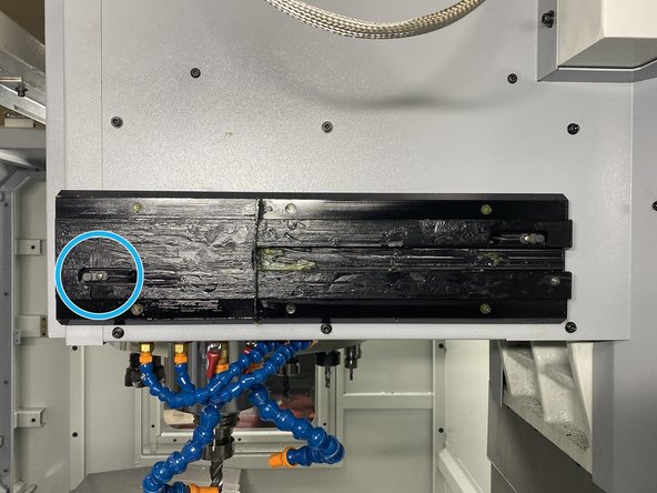 Remove the 3 phillips head screws that hold the wiper in place.