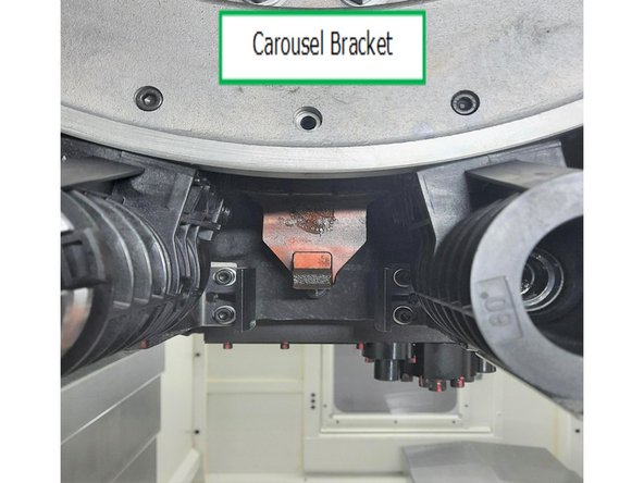 Reuse the pin removed from the old pot and slide the pin into place on the new pot. Note the orientation of the threaded hole in the pin, as this will make installation easier.