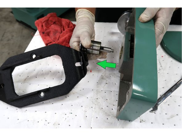 Remove the speed chain with a small mallet from the front.