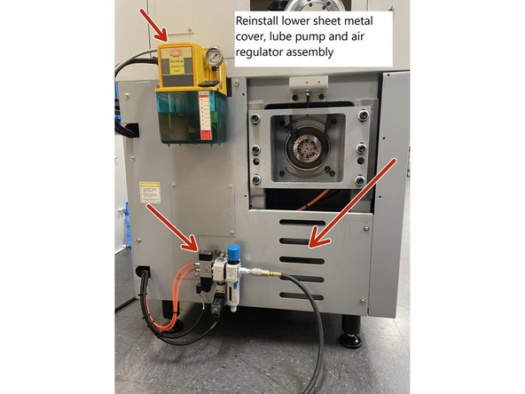 Now that the chuck has been mounted to the hydraulic cylinder it should be balanced. See &quot;30120 Chuck Balance&quot; Dozuki procedure on how to balance the chuck. This procedure was written for the 30120 but can be applied to all lathes that require that the chuck be balanced.