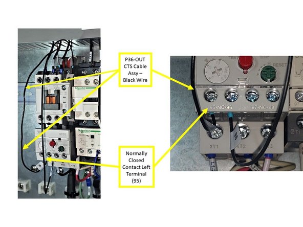 Make sure that you are using Rev B or higher of the above P36-OUT CTS Cable in order to prevent any wiring issues!