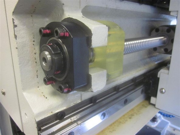 Rotate the ball nut to approximately the location of the old ball screw. Lube all fasteners before beginning work.