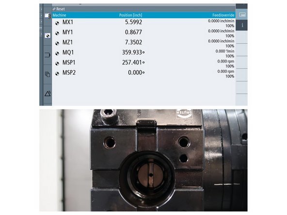 Before you reinstall all of the covers you need to reference the live tooling spindle. To do so use the link below to use the Reference Live Tooling Spindle procedure below: