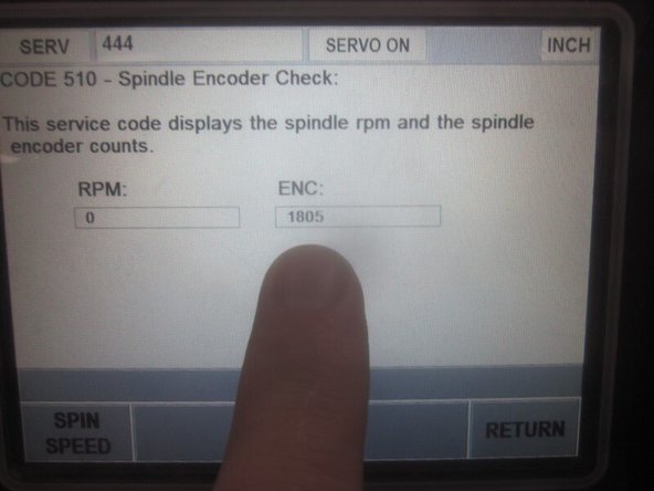 Go to Service Code 510 and select &quot;Enc Check.&quot;