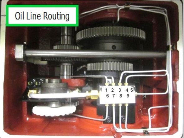 Information in this step is for the 1845, check the steps below for photos and tables showing the specific details for your lathe.