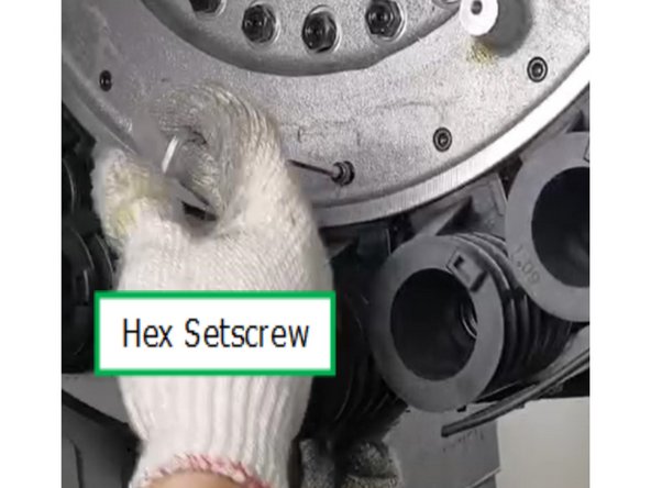 A misaligned center pot will show incorrect spacer alignment. After pulling up the pots, verify that the bore is parallel to the neighboring pot. If it is not parallel, the spacer alignment was incorrect.