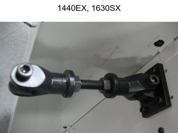 Install the collet linkage assembly to the sheet metal but do not tighten the screws. All hardware should be loose at this stage.
