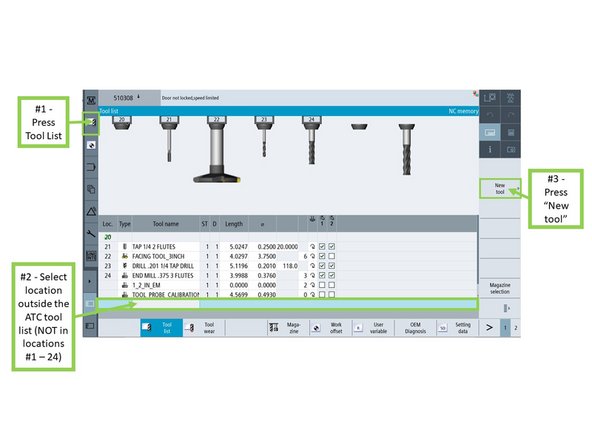 Press [Act. values Machine] to switch to machine coordinates.