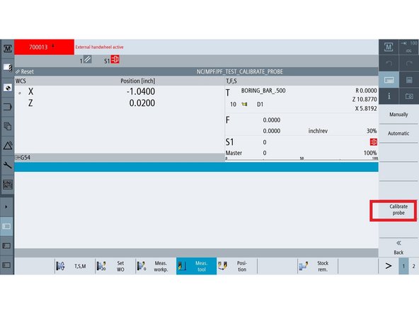 Move the tool away from the ground pin to clear the area.