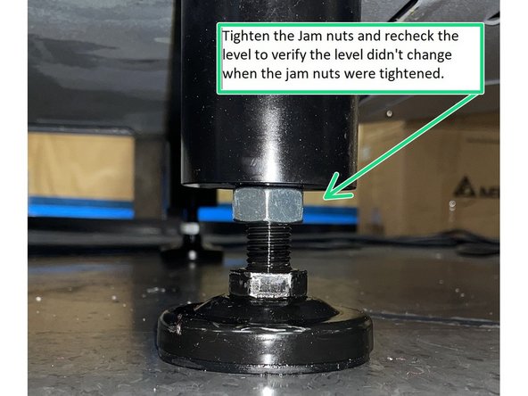 You may need to go back and forth a few times between leveling the X and Z axis until the machine is level in both axis.