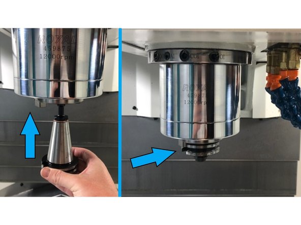 Plug spindle with Sealed Tool Holder.