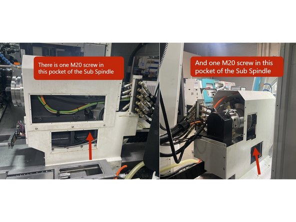 Loosen the screws and then retorque to 60 in-lbs (70 kgf.mm). See Photos below for screw locations.