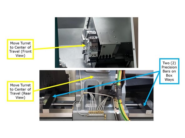 Before you can get started with the Turret alignment you must be sure the machine is level. If the machine is not level it's bed can become twisted and this can move the machine centers out of alignment. This can make the machine appear to be out of alignment when the machine is actually out of level. Use the below link to level the machine.