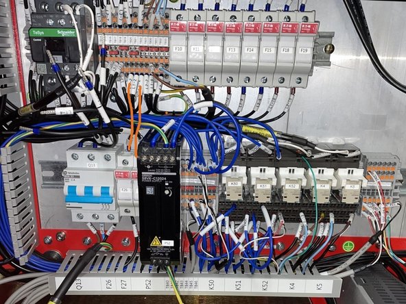 Connect wire L1-4 from F26-1 to TB20-3 and wire L2-4 from F27-1 to TB22-3. See Photo 2
