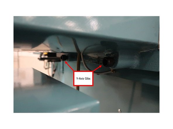 Use a 10 MM Allen Key to lock down the Y-Axis gibs tightly.
