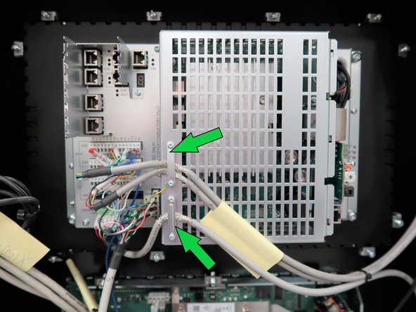 Unpack the new PPU and secure it in place using the twelve clamps. Replace the plastic cover that was removed to access the SD card on the previous PPU. Use the new PPU’s packaging to safely return the old PPU.