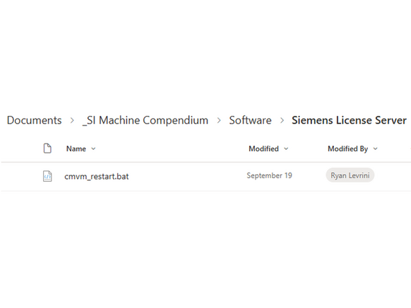 Save the file cmvm_restart.bat to your computer in a permanent location.