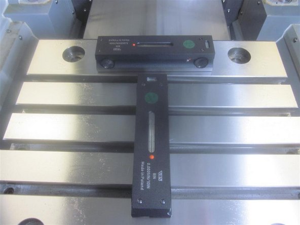 Check the machine level. Adjust it to match your original measurements (if necessary).