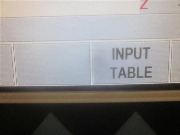 Go to DRO. Set the spindle speed at 150 rpms. Go to service code 520. Press the &quot;ATC forward&quot; key, then &quot;Go&quot; key. Press the &quot;input table&quot; key. Write down all the tool location numbers for X and Y, including the Z tool height.