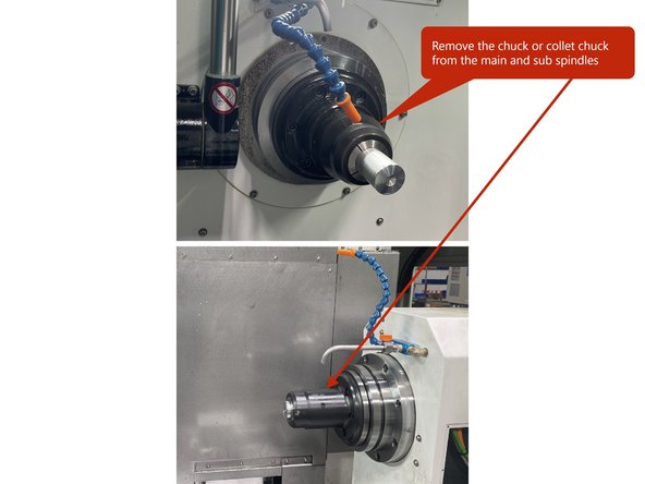 Before getting started first verify that the Sub Spindle needs to be realigned.