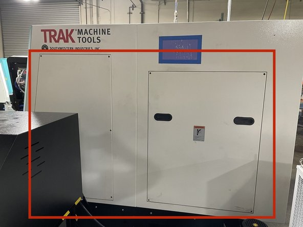 Once all of the Main Spindle, Sub Spindle, and Turret alignments have been completed you can reinstall all of the outer covers back onto the machine. See Photos 1 thru 3.