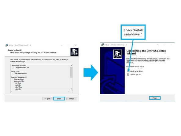 The "Select Additional Tasks" window will appear next. Check if you choose to create a desktop shortcut for SSI; otherwise, click "Next >" to continue to the next step.
