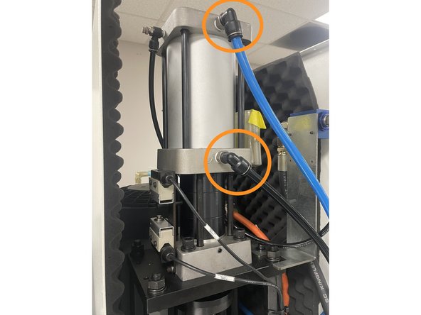 If you removed the Clamp\Unclamp Switches on the switch plate reinstall and adjust them at this time.