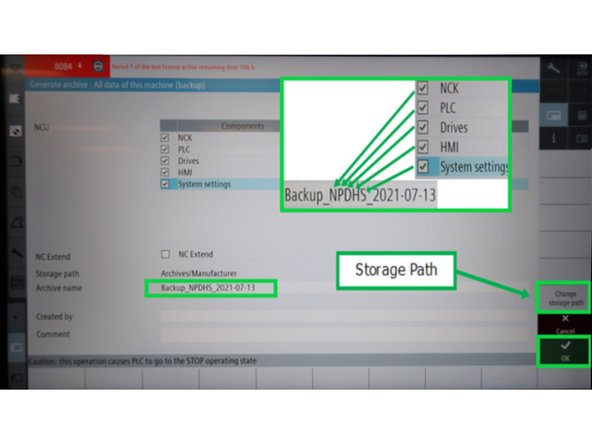 Confirm there is no tool in the spindle and the ATC is at its reference position.