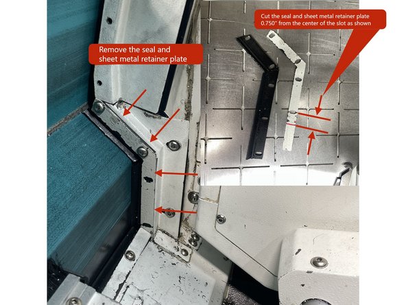 Start by loosening the door wipers on the front of the door and the window. Loosen the wiper mounting screws and move the wipers away from the door to where they make a very light to no contact with the door.