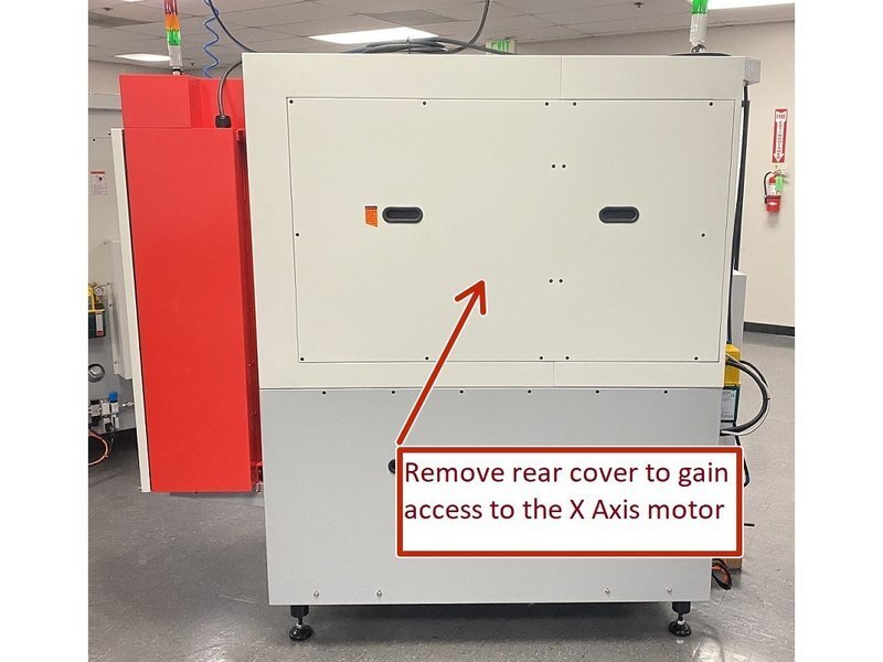 TC2 X Axis Motor Removal and Replacement - TRAKMTSupport