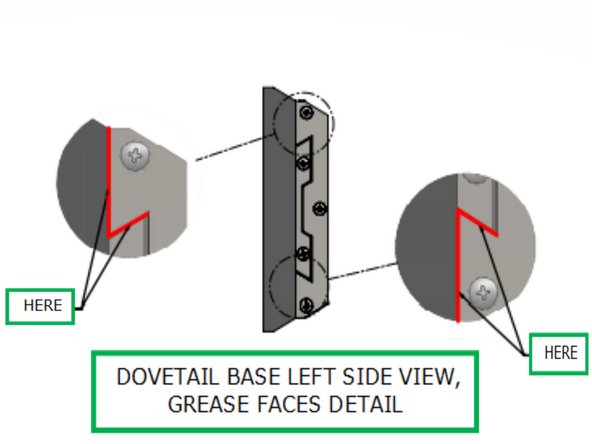 Assemble the remaining parts including wipers, wiper stop, etc., as referenced.