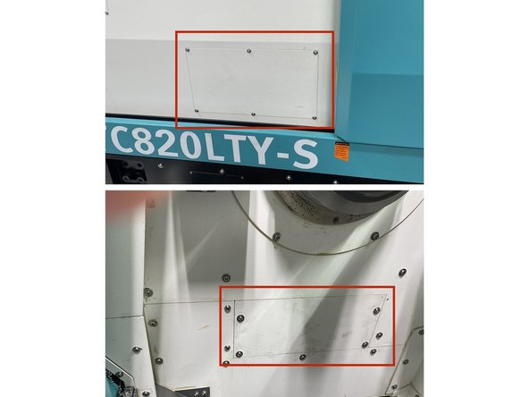 Once the Main Spindle, Sub Spindle, and Turret alignments have been completed you can reinstall all of the outer covers that were removed. See Photos 1 thru 3.