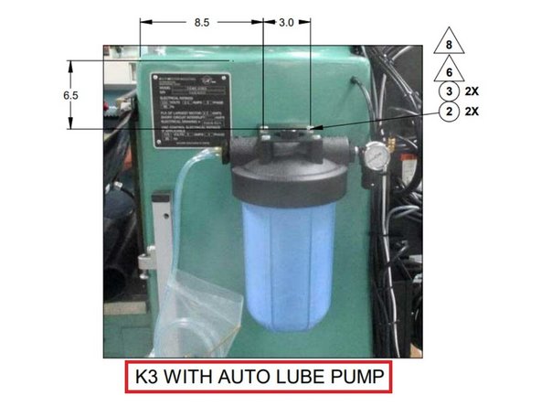 Drill and tap (2) M6 holes &amp; orient Fogbuster as shown.