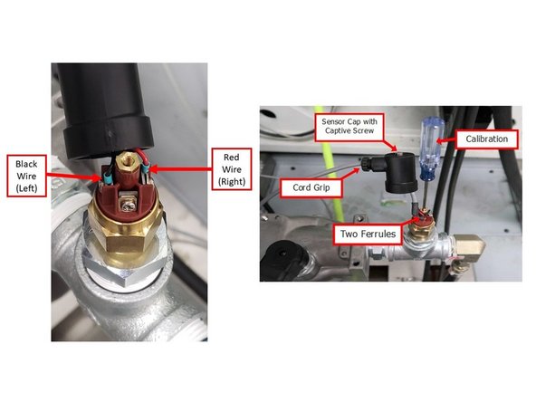 The following process details how to connect the CTS Coolant Pressure Sensor Cable to the computer module inside the electrical cabinet.