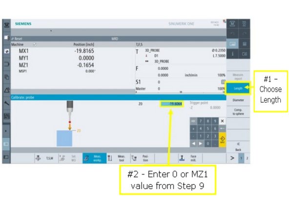 Press [Calibrate probe] to open the calibration window.