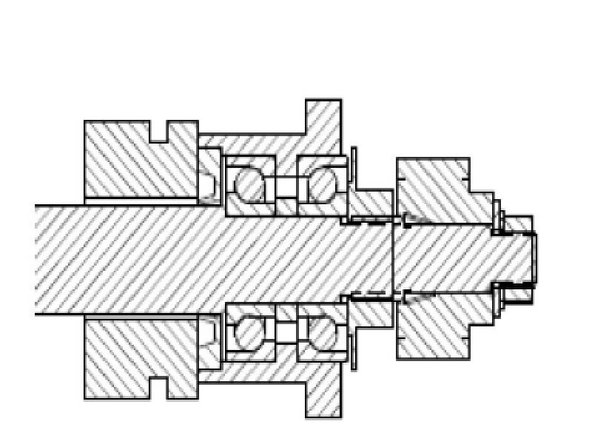 Thoroughly clean the bearing housing and related parts before beginning the assembly process.