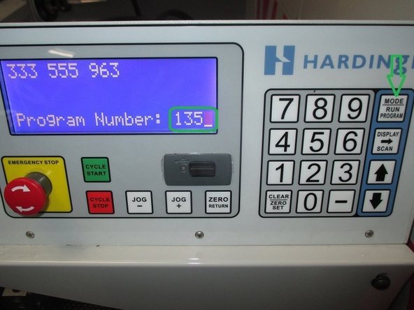 The screen will read &quot;NEW PROGRAM&quot; and then enter program mode.