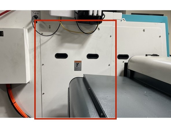 Once all of the Main Spindle, Sub Spindle, and Turret alignments have been completed you can reinstall all of the outer covers back onto the machine. See Photos 1 thru 3.