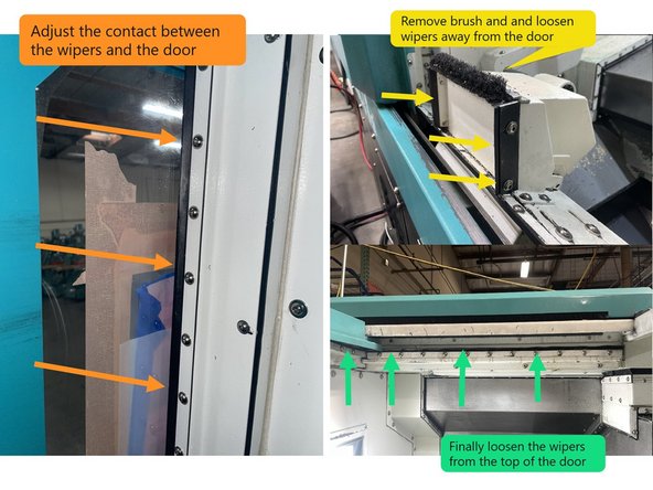 If the force to move the door is greater than the above values you need to realign the door to reduce the force required.