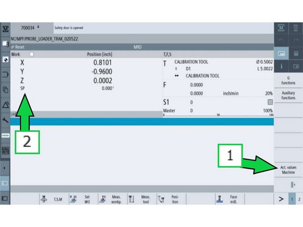 Slowly raise the tool until the blocks just slide underneath it without contact.