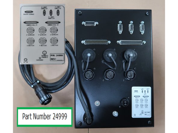 Power down, then remove the power cable to the TRAK K3 before changing the Cable Breakout box.