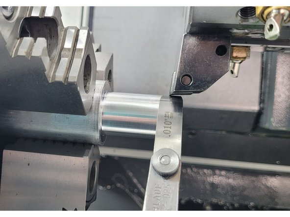 Use a 3&quot; Joe block between the tool and the chuck face (or spindle face). ➜ The Z value in TSM should read approximately 3.0&quot;.