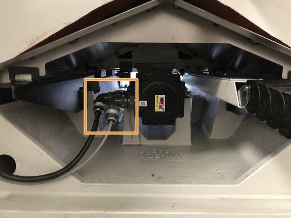 Y-axis access to the motor may require sliding the rear most way cover forward after removing way covers from inside the machine. Rotate the coupler towards the ballscrew until the slot is at twelve o’clock and you have access to the three o'clock and nine o'clock position.