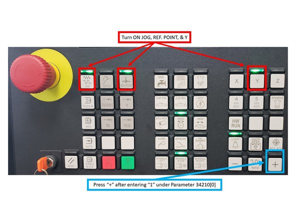 Go to [Setup]→ [Mach. data] → [Axis MD] → [Select Axis] →[AX2:MY1]