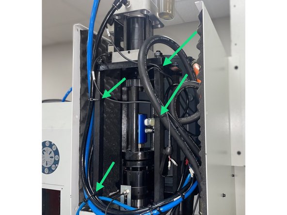 For CTS Ready machines: Reinstall the air tube and support bracket carefully to avoid bending.