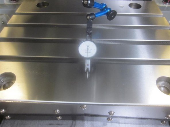 Note: If everything was cleaned properly, most likely the table flatness will remain mostly unchanged.