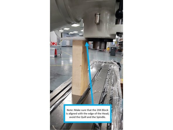 Jog the head up on the Z-Axis.