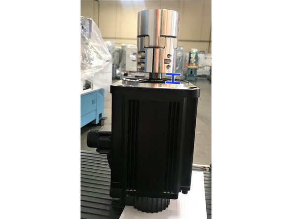 Remove the motor. Note the measurement from the motor to the coupler.